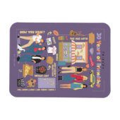 Magnet Flexible FRIENDS™ | 30 Ans d'Amitié (Horizontal)