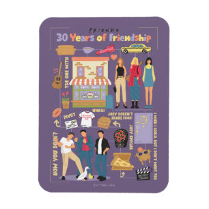 Magnet Flexible FRIENDS™ 30 Ans d'Amitié