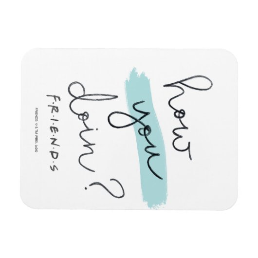 Magnet Flexible FRIENDS™| Comment ça va ? (Horizontal)