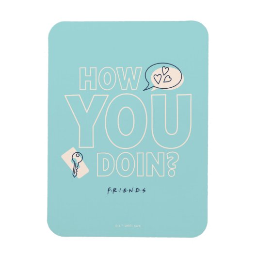 Magnet Flexible FRIENDS™ | Comment vas-tu ? (Vertical)