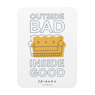Magnet Flexible FRIENDS™ Extérieur Mauvaise, Intérieur Bonne