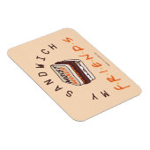 Magnet Flexible FRIENDS™ | Mon Sandwich (Côté Droit)
