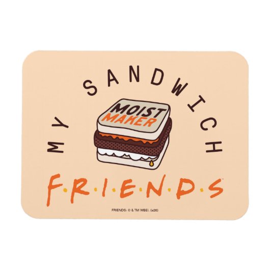Magnet Flexible FRIENDS™ | Mon Sandwich (Horizontal)