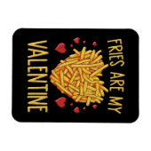Magnet Flexible Frites Sont Mon Valentin (Horizontal)