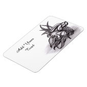 Magnet Flexible Froggy, Ajouter Votre Texte (Côté Gauche)