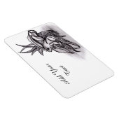 Magnet Flexible Froggy, Ajouter Votre Texte (Côté Droit)