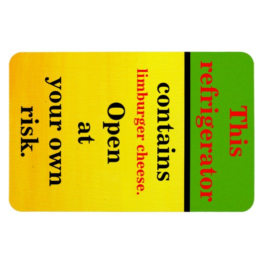 Magnet Flexible Fromage Limburger (Horizontal)