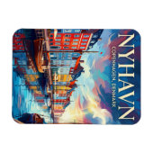 Magnet Flexible Front de mer de Nyhavn Danemark (Horizontal)