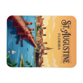 Magnet Flexible Front de mer de St. Augustine USA (Horizontal)