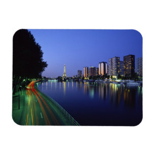 Magnet Flexible Front de Seine et tour Eiffel, Paris, France 2
