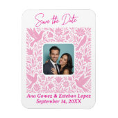 Magnet Flexible Frontière florale Otomí mexicaine Enregistrer la d (Vertical)