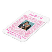 Magnet Flexible Frontière florale Otomí mexicaine Enregistrer la d (Côté Gauche)