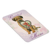Magnet Flexible Frontière Terrier Heart Maman (Côté Droit)