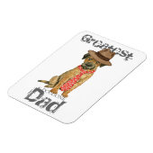Magnet Flexible Frontière Terrier Papa (Côté Gauche)
