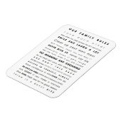 Magnet Flexible Frontières familiales (Côté Gauche)