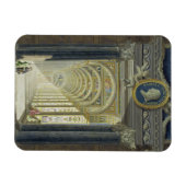 Magnet Flexible Frontispiece avec un portrait médaillon de Raphael (Horizontal)