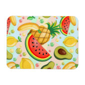 Magnet Flexible Fruits d'été frais Motif (Horizontal)