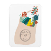 Magnet Flexible Fruits et Légumes Épiceries déversées Marché des f (Vertical)