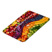 Magnet Flexible Fruits Légumes Aliments sains Rappel nutritionnel (Côté Gauche)