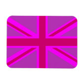 Magnet Flexible Fuchsia Union Jack (Horizontal)