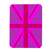 Magnet Flexible Fuchsia Union Jack (Vertical)