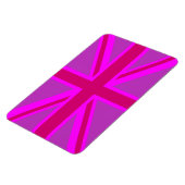 Magnet Flexible Fuchsia Union Jack (Côté Gauche)