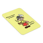 Magnet Flexible Fumée et T-shirts et cadeaux de dîner (Côté Droit)