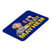 Magnet Flexible FUN ANTI BREXIT, Theresa May "Brexit Mayhem" plais (Côté Gauche)