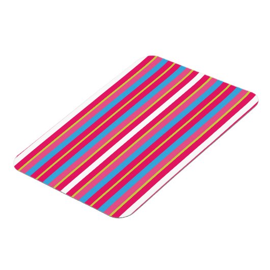 Magnet Flexible Fun Coloré Multi Stripes (Côté Gauche)