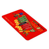 Magnet Flexible Fun Happy Kwanzaa 7 Principes Personnalisés (Côté Droit)