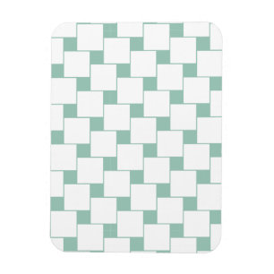 Magnet Flexible Fun tissé Carré Mint Green
