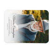 Magnet Flexible Funérailles commémoratives Classique moderne Photo (Horizontal)