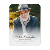 Magnet Flexible Funérailles commémoratives Classique moderne Photo (Vertical)