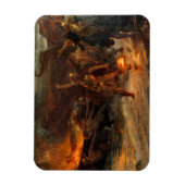 Magnet Flexible Funérailles d'un viking (par Frank Dicksee) (Vertical)