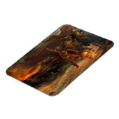 Magnet Flexible Funérailles d'un viking (par Frank Dicksee) (Côté Gauche)