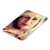 Magnet Flexible Funeral Memorial Classic Simple Carte photo (Côté Gauche)