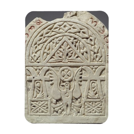 Magnet Flexible Funerary stela with a dove or eagle, 8th-9th centu (Vertical)
