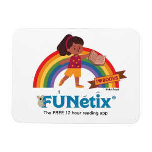 Magnet Flexible FUNetix 12 heures de lecture app Rainbow aimant