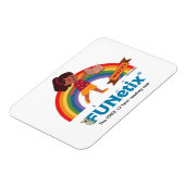 Magnet Flexible FUNetix 12 heures de lecture app Rainbow aimant (Côté Gauche)