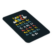 Magnet Flexible Funky ABC Early Learning ABC Learning ABC Art (Côté Droit)