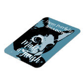 Magnet Flexible Funny Birthday Purrthday Cat (Côté Gauche)