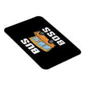 Magnet Flexible Funny Bus Boss School Bus Driver (Côté Droit)