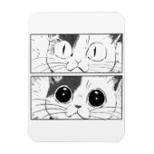Magnet Flexible Funny Cat Design (Vertical)