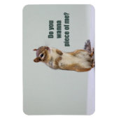Magnet Flexible Funny Chipmunk Photo (Vertical)
