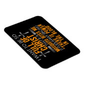 Magnet Flexible Funny Christian Religious Servant of God Faithful (Côté Droit)