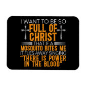 Magnet Flexible Funny Christian Religious Servant of God Faithful (Horizontal)