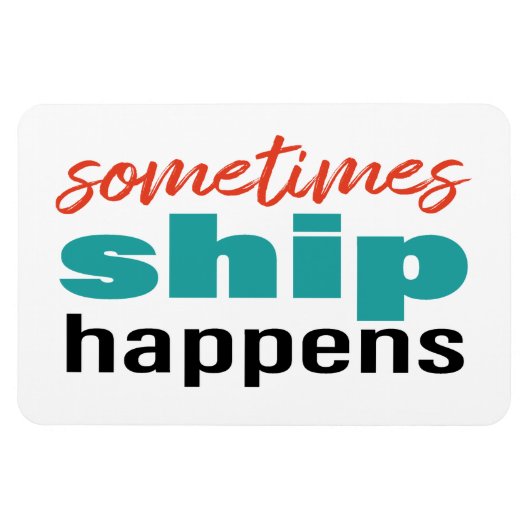 Magnet Flexible Funny Cruise Ship (Horizontal)