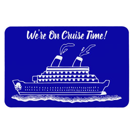 Magnet Flexible Funny Cruise Ship Cabine Stateroom Porte Marker (Horizontal)