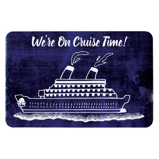Magnet Flexible Funny Cruise Ship Cabine Stateroom Porte Marker Bl (Horizontal)
