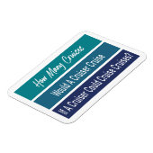 Magnet Flexible Funny Cruise Ship Humour Cabine Marqueur de porte (Côté Gauche)